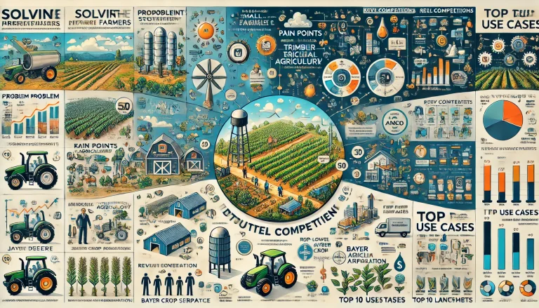 DALL·E 2024 06 27 12.22.14 A comprehensive visual representation of the entire process and information related to solving the problem faced by small scale farmers in developing