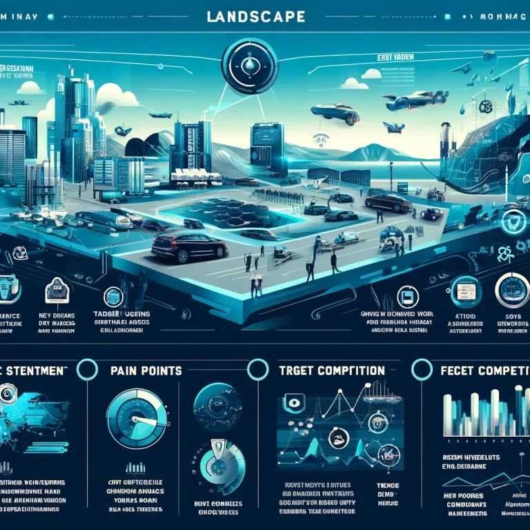 DALL·E 2024 07 08 21.11.43 A detailed landscape infographic summarizing the research on managing vehicle data in the automotive industry. The infographic should include sections