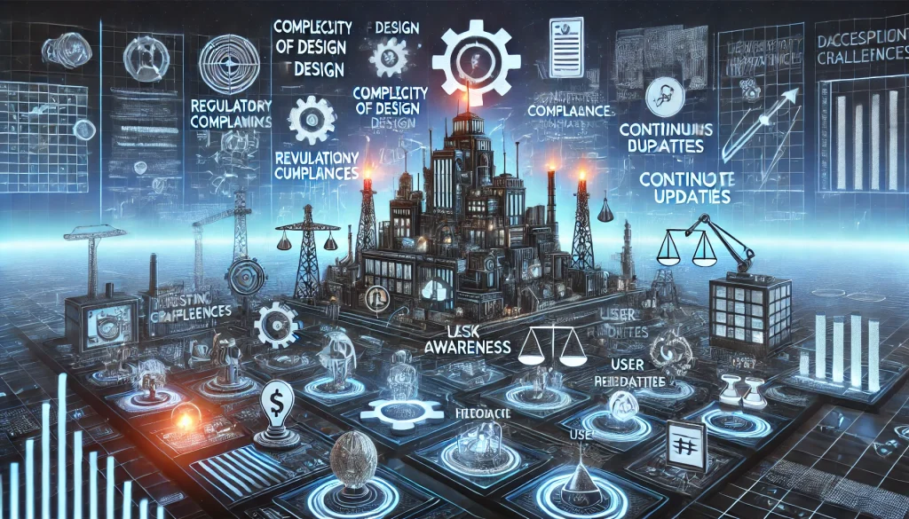 Empowering Inclusivity: Building a Platform for Developing Accessible Technologies 2 DALL·E 2024 08 08 12.17.40 A futuristic landscape image depicting pain points in developing accessible technologies for tech companies. The scene should feature high tech develo