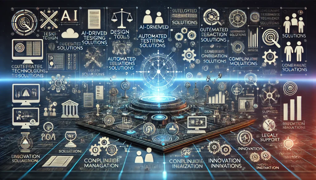 Empowering Inclusivity: Building a Platform for Developing Accessible Technologies 1 DALL·E 2024 08 08 12.18.01 A futuristic landscape image representing comprehensive research on developing accessible technologies for tech companies. The scene should feature a